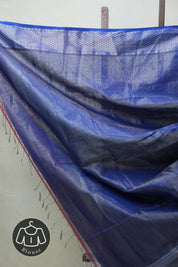 Purple Maheshwari Tissue Saree - SRPMTS476