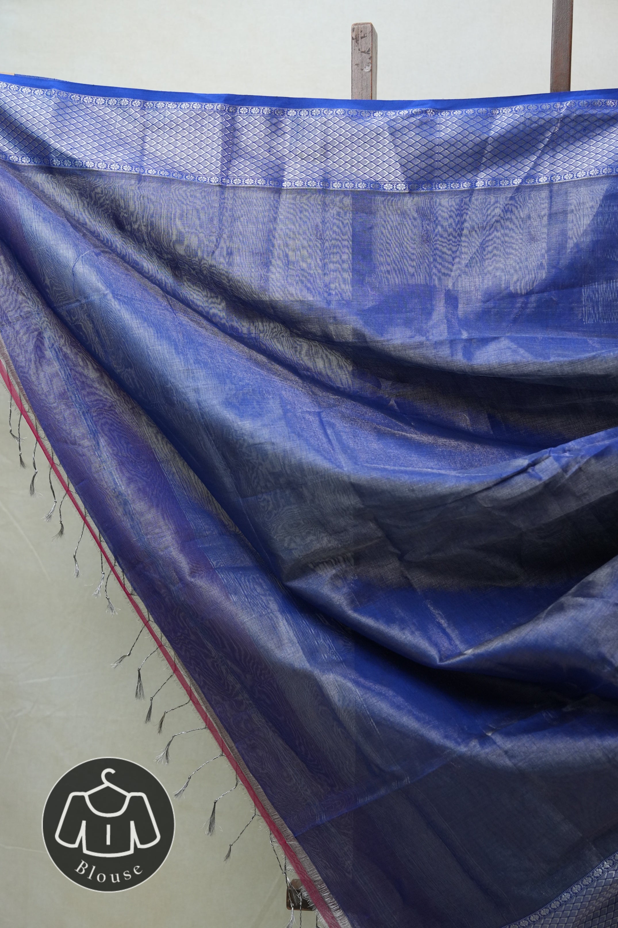 Purple Maheshwari Tissue Saree - SRPMTS476