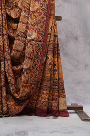 Maroon HBP Cotton Saree - SRMCS2507
