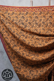 Maroon HBP Cotton Saree - SRMCS2507