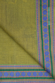 Olive Kanchi Cotton Saree - SROKCS594