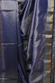 Blue Maheshwari Tissue Saree - SRBMTS485