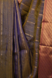 Dual Tone Purple Chanderi Tissue Silk Saree - SRDTPCTS369