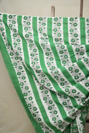 Green HBP Cotton Saree - SRGCS2907
