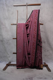 Dark Pink HBP Cotton Saree - SRDPCS2499