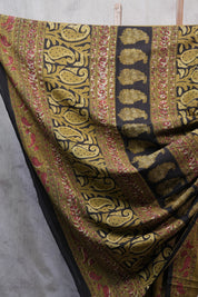 Green HBP Cotton Saree - SRGCS2500