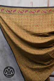 Green HBP Cotton Saree - SRGCS2500