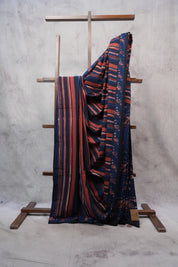 Multicolor HBP Cotton Saree - SRMCS2498