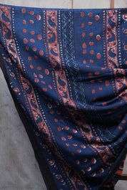 Multicolor HBP Cotton Saree - SRMCS2498