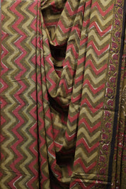 Green HBP Cotton Saree - SRGCS2497