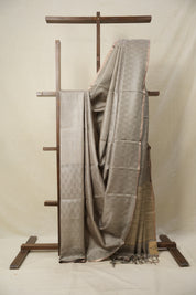 Sage Green Tussar Silk Saree - SRSGTSS1588