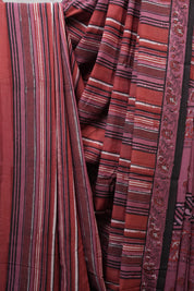 Multicolor HBP Cotton Saree - SRMCS2496