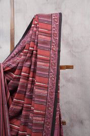 Multicolor HBP Cotton Saree - SRMCS2496