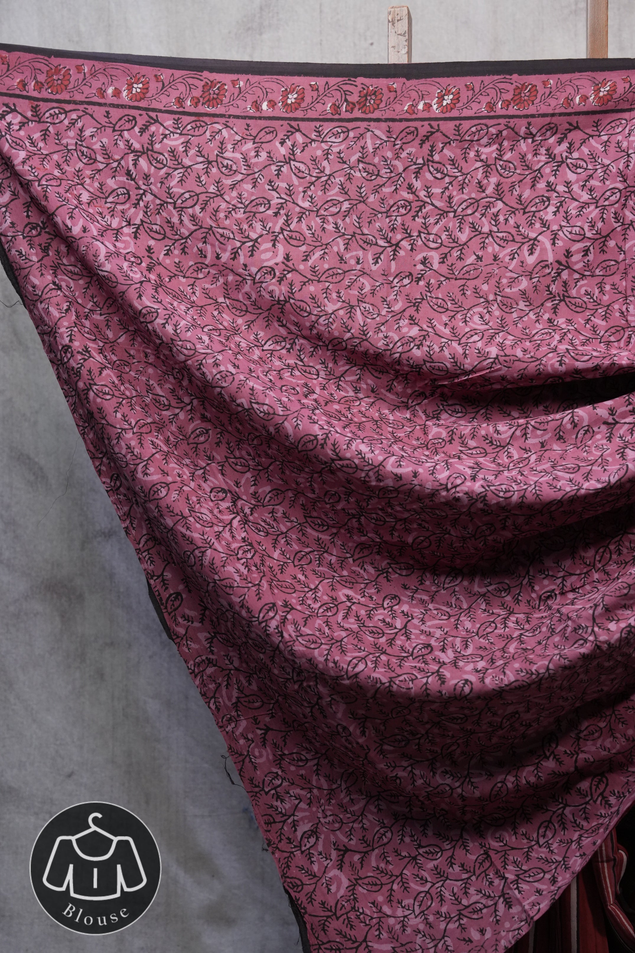 Multicolor HBP Cotton Saree - SRMCS2496