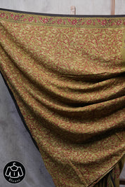 Moss Green HBP Cotton Saree - SRMGCS2521