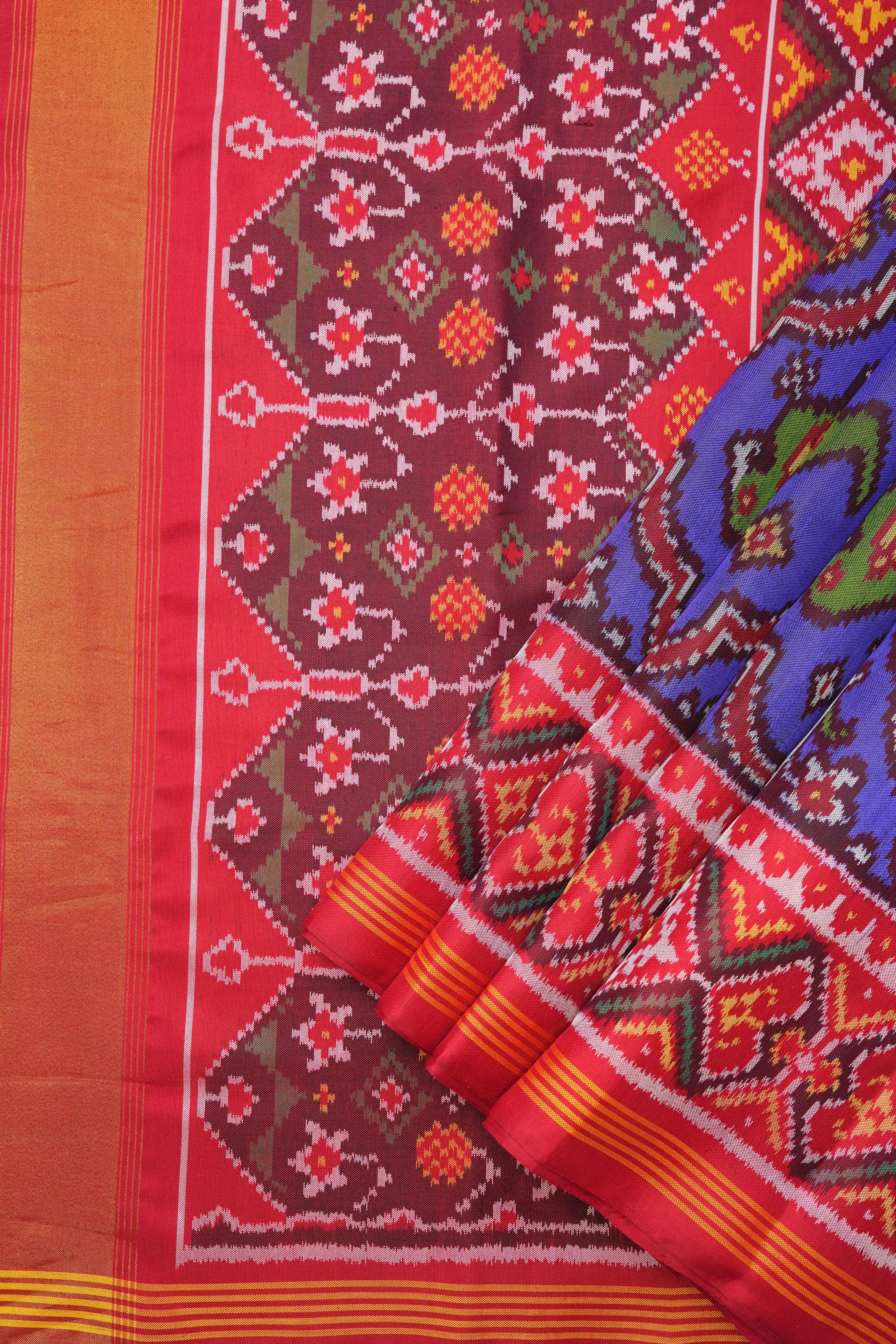 Gajmala Rajkot Patola Silk Saree - Saavari - SSGRPSS05