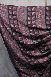 Grey HBP Cotton Saree - SRGCS2514