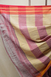 Pink Big Checks Cotton Patteda Anchu Saree - SRPPAS272