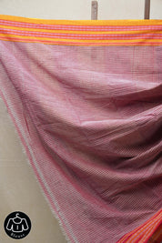 Pink Big Checks Cotton Patteda Anchu Saree - SRPPAS272