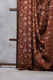 Maroon HBP Cotton Saree - SRMCS2517