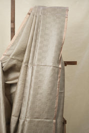 Sage Green Tussar Silk Saree - SRSGTSS1588