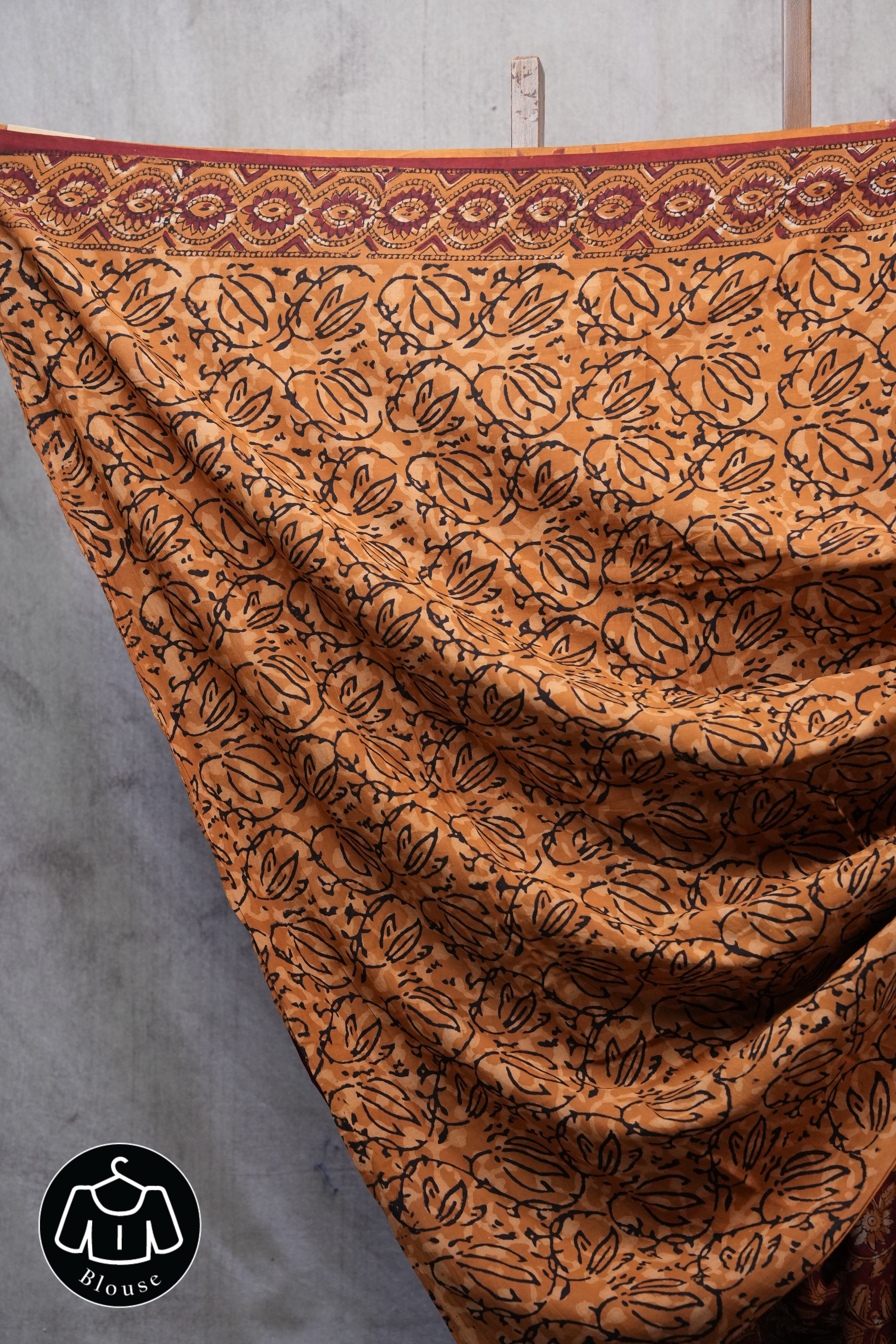 Maroon HBP Cotton Saree - SRMCS2517