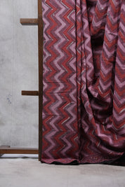 Watermelon Pink HBP Cotton Saree - SRWPCS2520