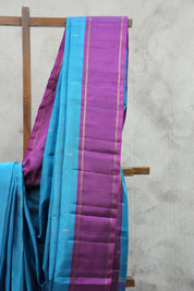 Teal Blue Kanjeevaram Silk Saree-SRTBKSS707