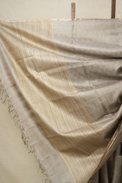 Sage Green Tussar Silk Saree - SRSGTSS1588