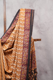 Pale Orange HBP Cotton Saree - SRPOCS2518