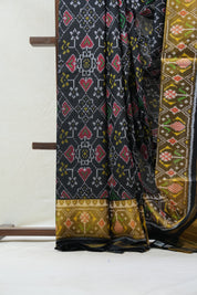 Black Rajkot Patola Silk Saree - SRBRPSS364
