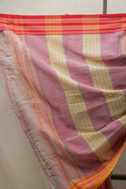 Pink Big Checks Cotton Patteda Anchu Saree - SRPPAS249