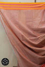 Pink Big Checks Cotton Patteda Anchu Saree - SRPPAS249