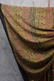 Multicolor HBP Cotton Saree - SRMCS2513