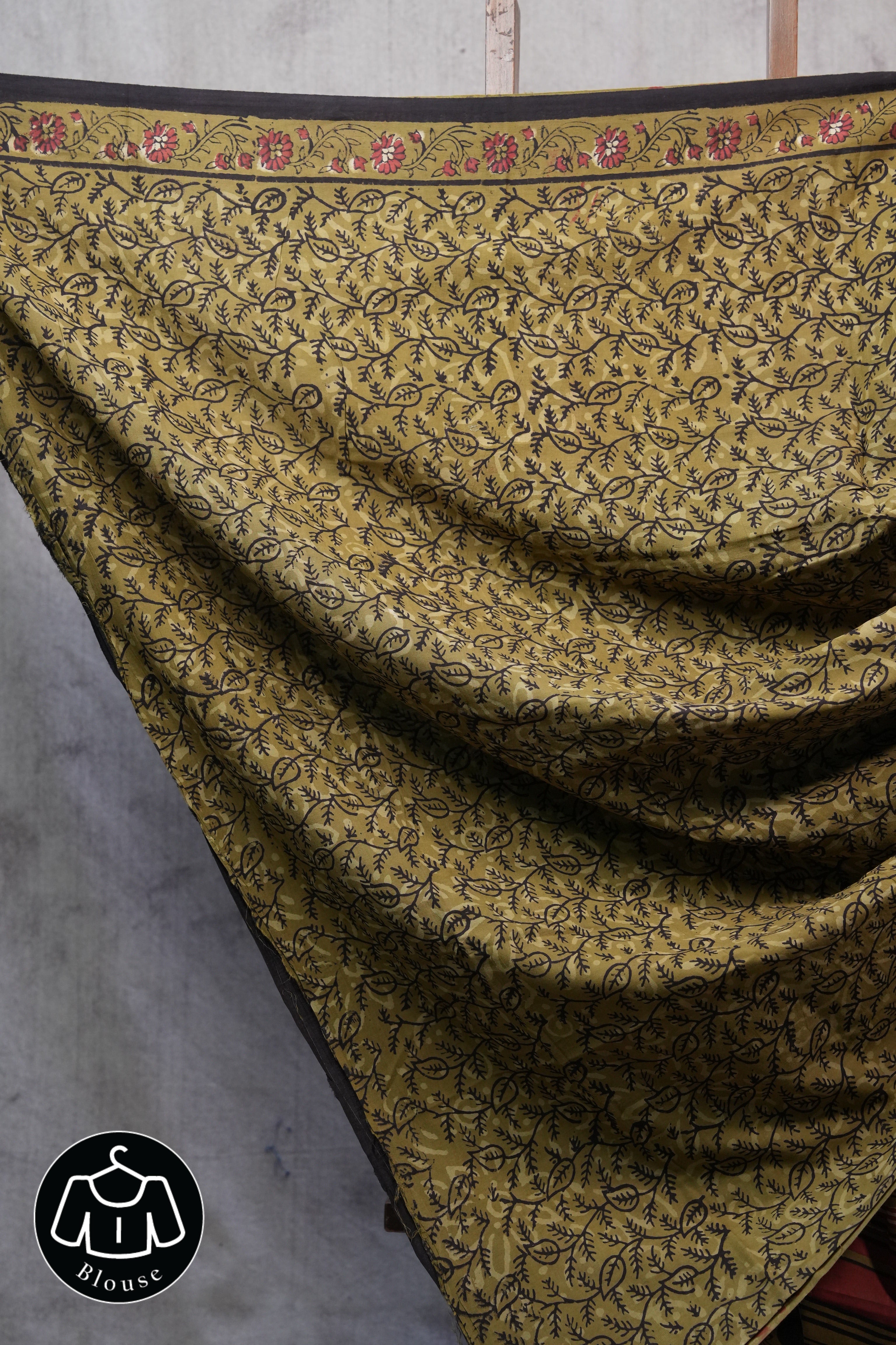 Multicolor HBP Cotton Saree - SRMCS2513