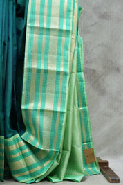 Peacock Green Kanjeevaram Silk Saree-SRPGKSS741