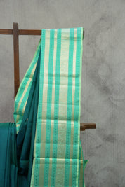 Peacock Green Kanjeevaram Silk Saree-SRPGKSS741