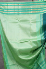 Peacock Green Kanjeevaram Silk Saree-SRPGKSS741