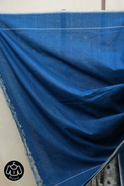 White Pochampalli Cotton Ikat Saree - SRWPCIS502