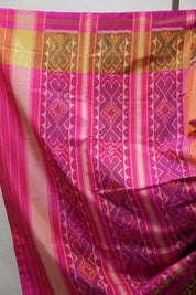 Two Tone Pink Rajkot Patola Silk Saree - SRTTPRPSS372