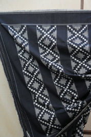 Black Pochampalli Cotton Ikat Saree - SRBPCIS501