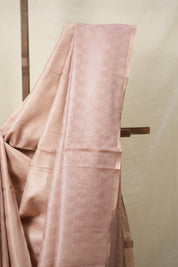 Dusty Pink Tussar Silk Saree - SRDPTSS1566
