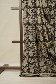 Black HBP Cotton Saree - SRBCS2890