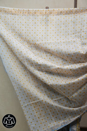 Blue HBP Cotton Silk Saree With Maheshwari Border - SRBCSS1230