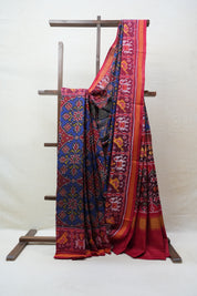 Blue Rajkot Patola Silk Saree - SRBRPSS384