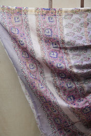 Lilac HBP Cotton Silk Saree With Maheshwari Border - SRLCSS1237