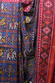 Blue Rajkot Patola Silk Saree - SRBRPSS389