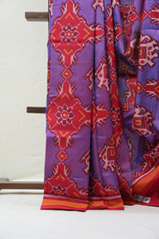 Blue Rajkot Patola Silk Saree - SRBRPSS388