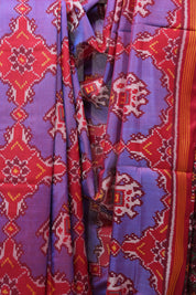 Blue Rajkot Patola Silk Saree - SRBRPSS388