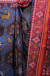 Maroon Rajkot Patola Silk Saree - SRMRPSS378